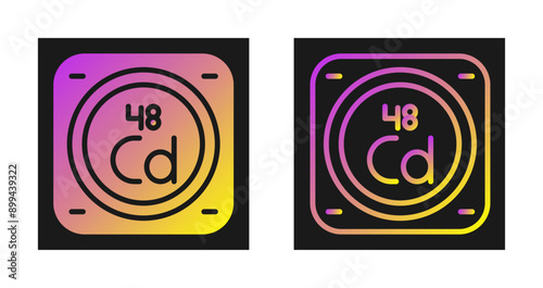 Cadmium Vector Icon