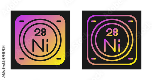 Nickel Vector Icon