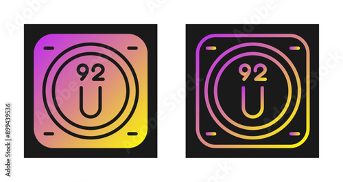Chemical Element Vector Icon