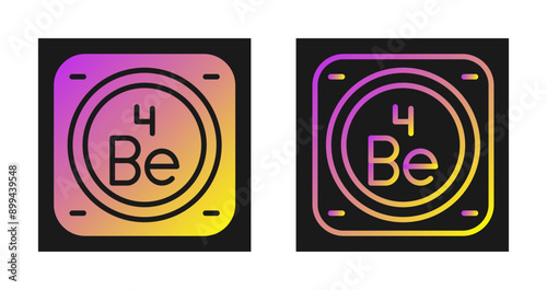 Chemical Element Vector Icon
