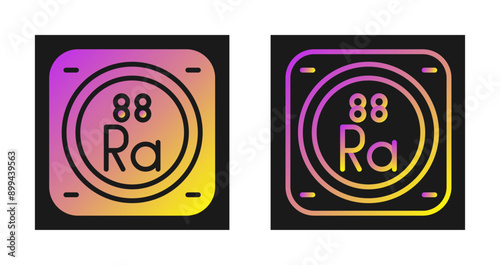 Radium Vector Icon