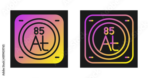 Chemical Element Vector Icon