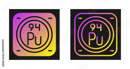 Plutonium Vector Icon
