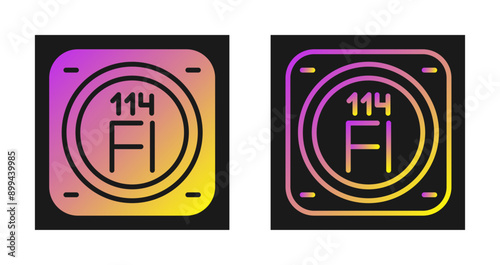 Chemical Element Vector Icon