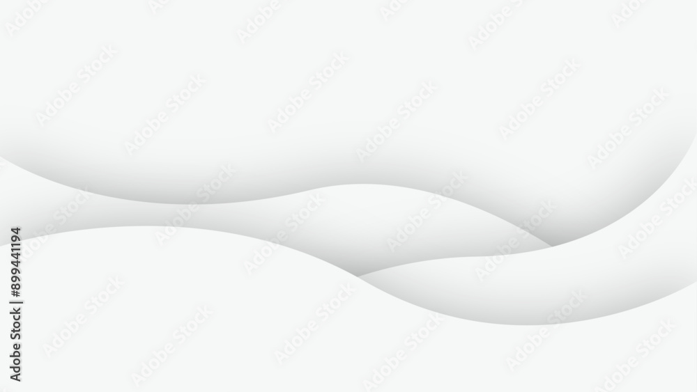 Elegant Wave Pattern White Background. Elegant Wave Pattern White Background.