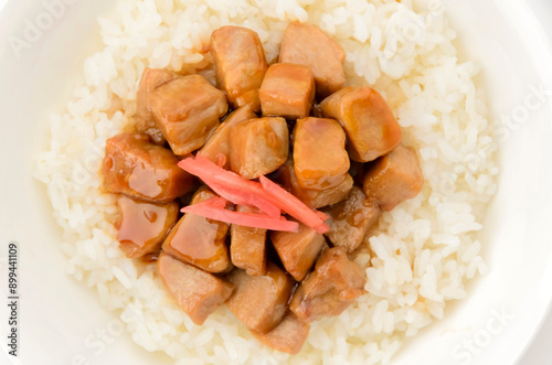 Obraz na płótnie まぐろの角煮 w salonie