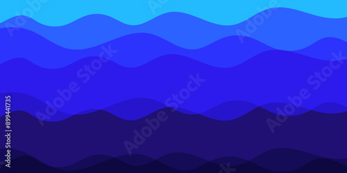 Dynamic Colourful Wave Abstract Design.