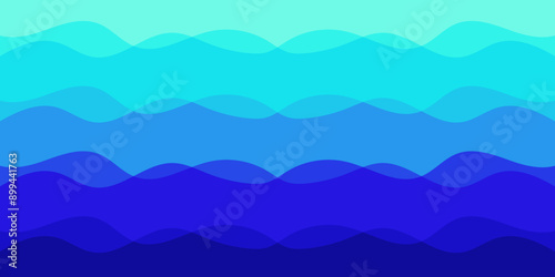 Dynamic Colourful Wave Abstract Design.