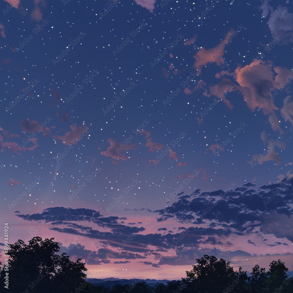 Naklejka premium nature in the sky