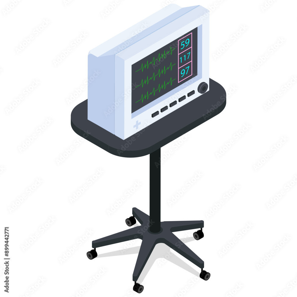 Isometric Medical Heart Rate Monitor Isometric Medical Heart Rate Monitor