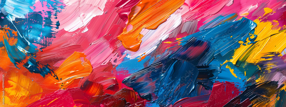 Energetic Abstract Brush Strokes Energetic Abstract Brush Strokes