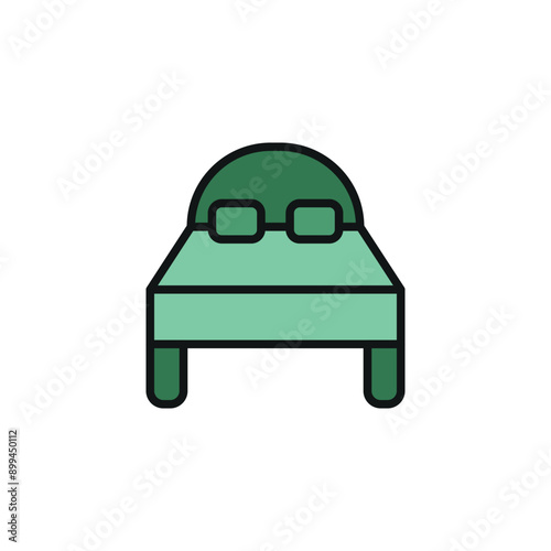 Bed icon vector design templates simple and modern