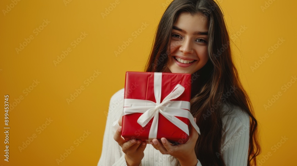 The woman with a gift The woman with a gift