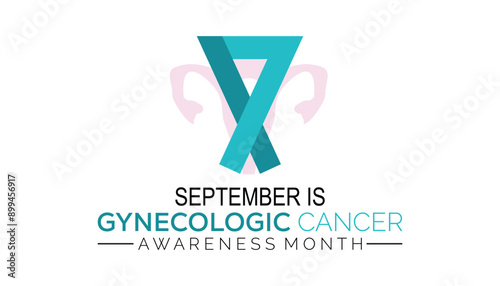 Gynecologic Cancer Awareness Month is observed every year on September.Holiday concept background, placard, banner design template Vector illustration background design.