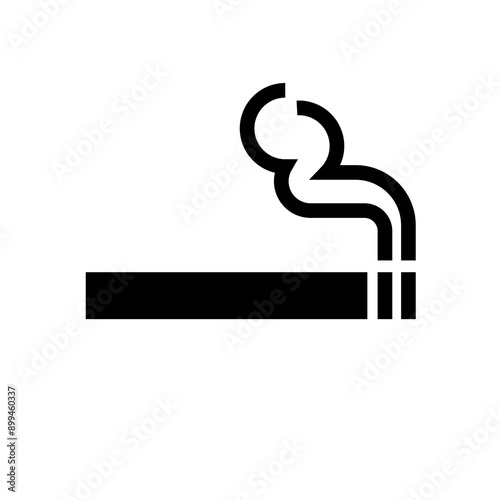 smoking place sign, cigarette icon