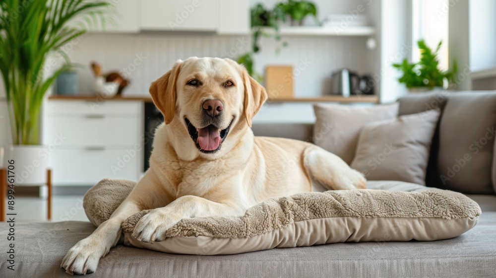The Labrador on Couch The Labrador on Couch
