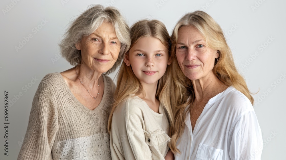 The three generations portrait The three generations portrait