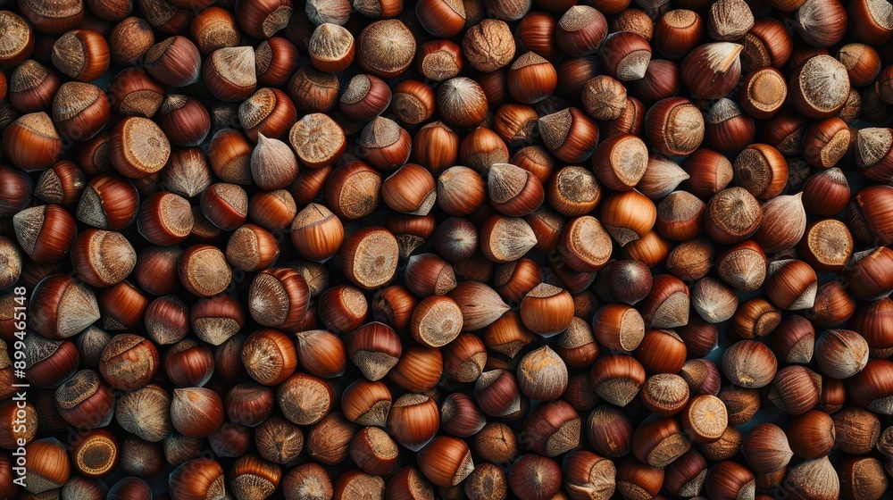 Background made by a variety of hazelnuts and filbert nuts Background made by a variety of hazelnuts and filbert nuts