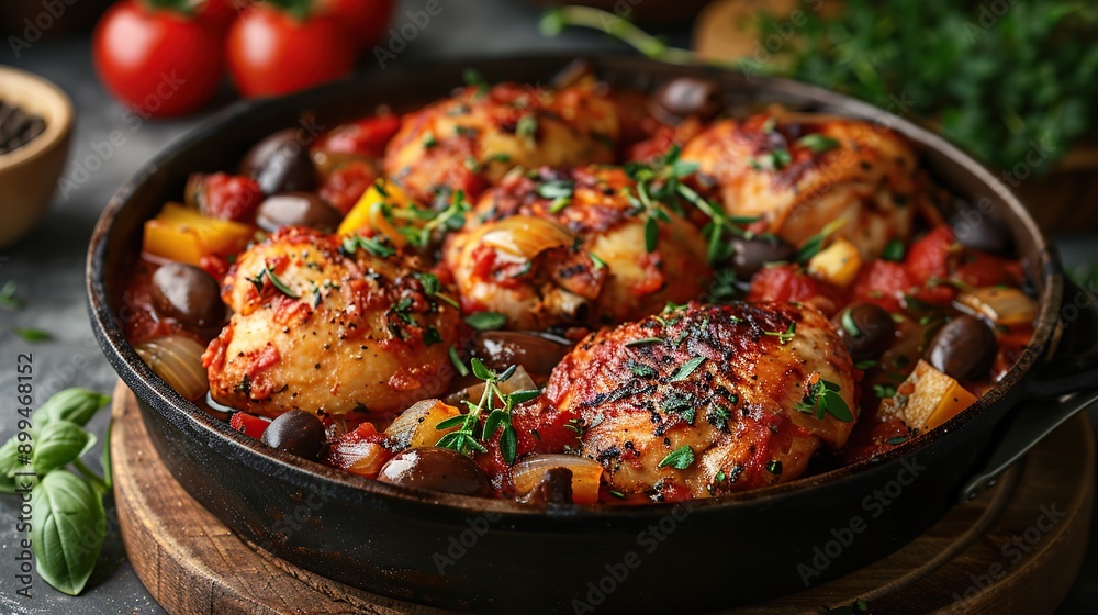 Chicken Stew with Olives and Thyme Chicken Stew with Olives and Thyme