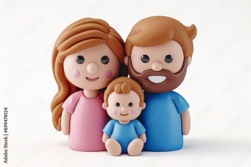 Tender family moment in a serene minimalist setting expressing love and connection with soft gentle details Tender family moment in a serene minimalist setting expressing love and connection with soft gentle details