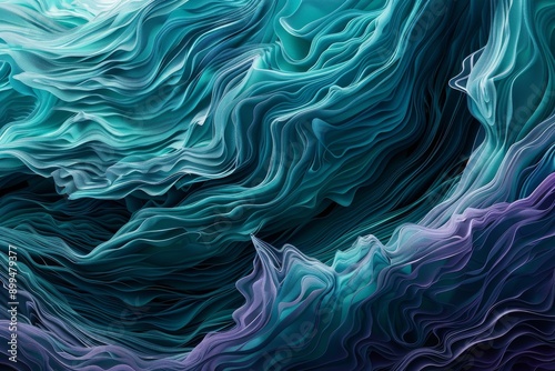 Abstract fluid art liquid paint texture background - Vibrant swirls and splashes of color. Beautiful simple AI generated image in 4K, unique. © ArtSpree