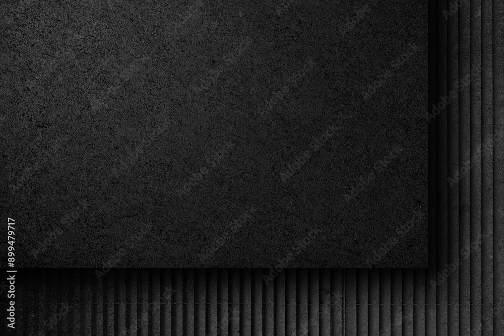 Fototapeta premium Scene Mockup Black Metal