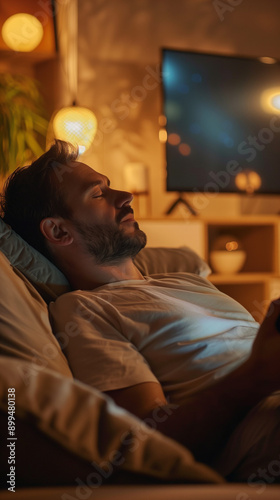 person watching tv