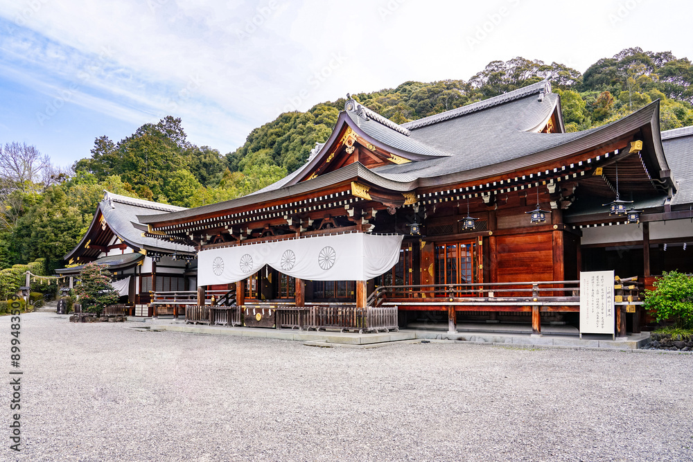 祈祷殿　日本最古ともいわれるの三輪明神こと大神神社（奈良県桜井市）