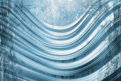 Seamless Tile of Metalic Wavy Abstract Background - Generative AI.. Beautiful simple AI generated image in 4K, unique.