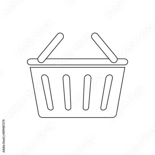 Shopping basket icon vector flat sign symbols logo illustration isolated on white background black color.Concepts objects for business online shop