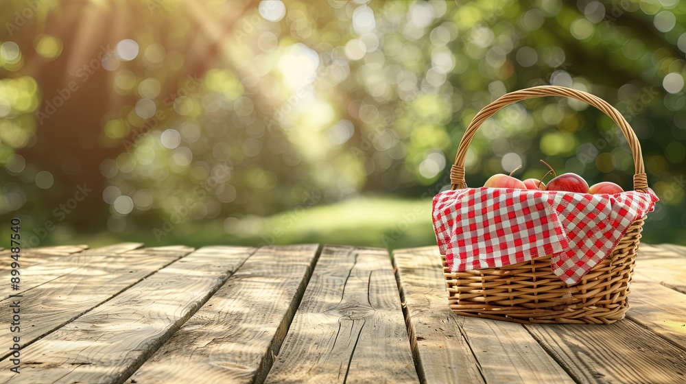Picnic Basket Ready for a Day Out in Nature Picnic Basket Ready for a Day Out in Nature