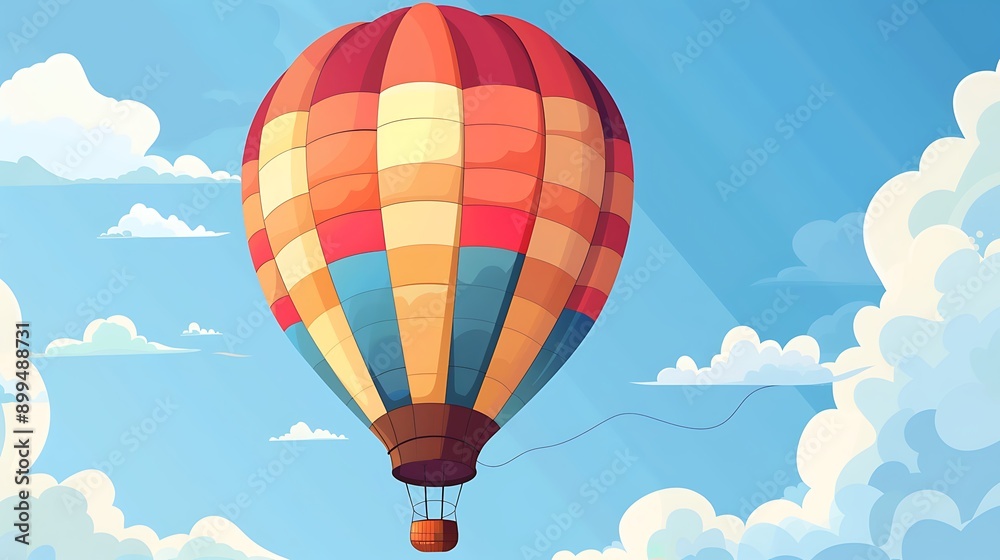 Naklejka premium hot air balloon