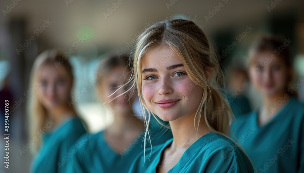 Portrait of a young nursing student Portrait of a young nursing student