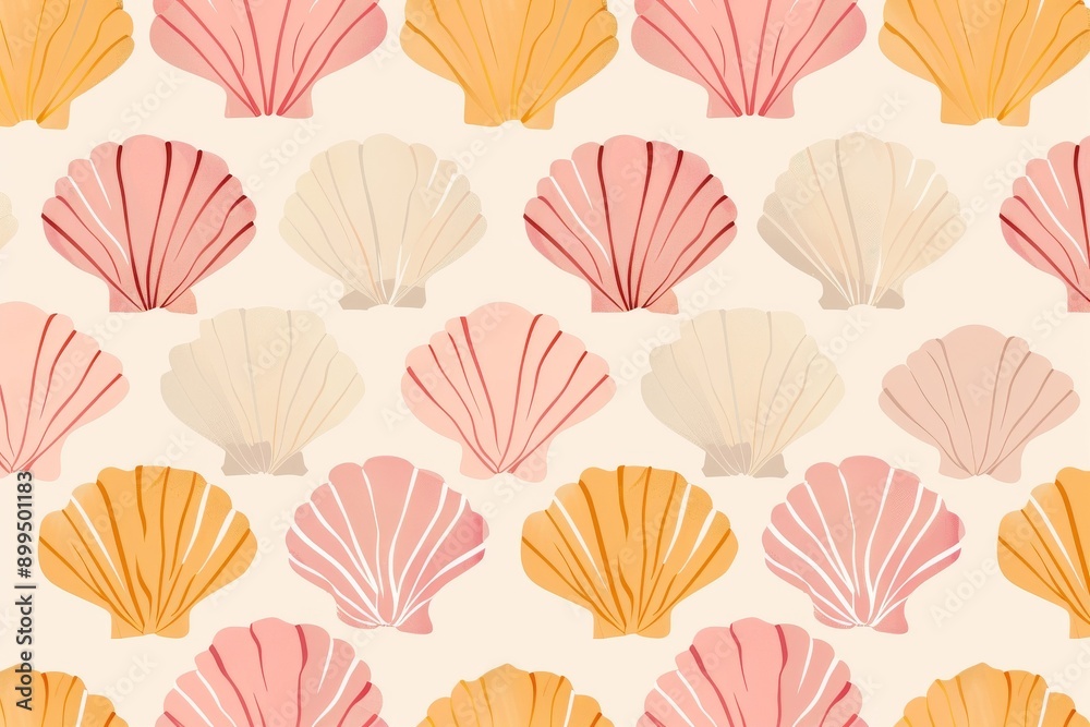 Marine Chic Shells, Dual-Tone Scallop Shells – Simple and Elegant. Beautiful simple AI generated image in 4K, unique. Marine Chic Shells, Dual-Tone Scallop Shells – Simple and Elegant. Beautiful simple AI generated image in 4K, unique.