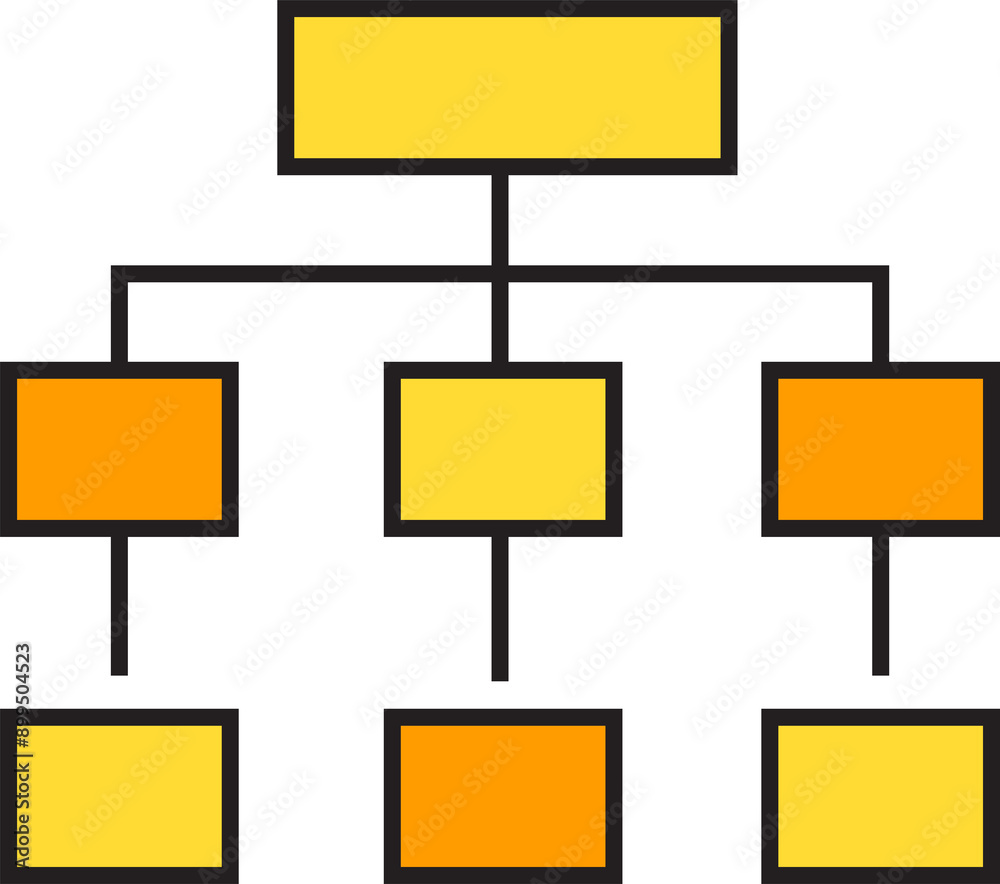 Hierarchy Chart Icon
