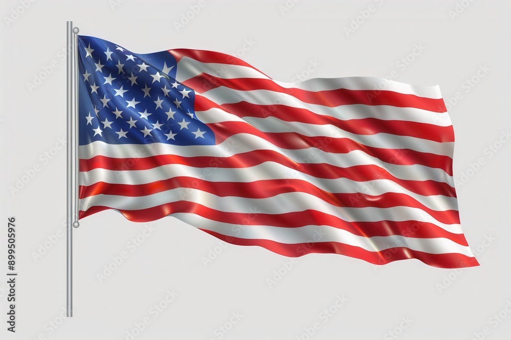 Obraz premium United States flag of the United States