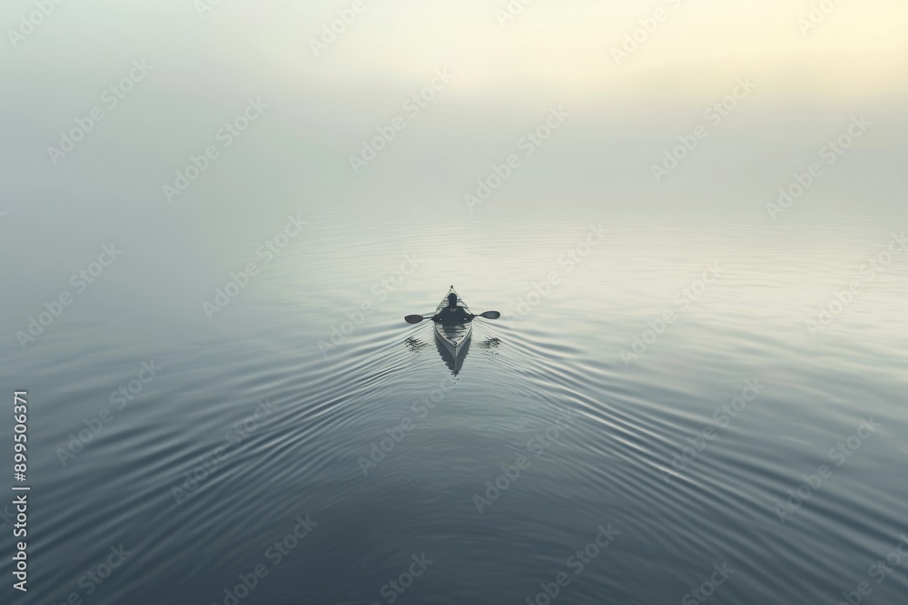 Fototapeta premium Holographic low-poly northen lake with forest landscape. Beautiful simple AI generated image in 4K, unique.