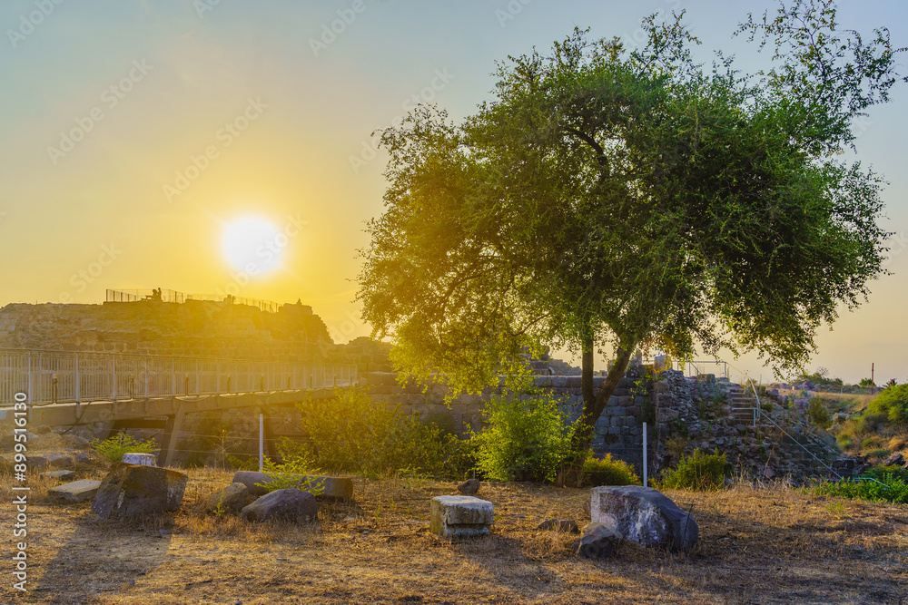View of the crusader Belvoir Fortress