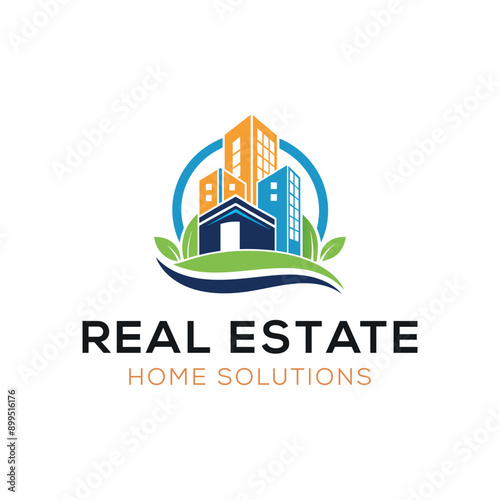 Building real estate logo design