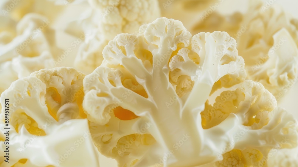 Fresh organic cauliflower florets ready for cooking, perfect for a healthy meal. Loaded with nutrients, a must-have for food lovers Fresh organic cauliflower florets ready for cooking, perfect for a healthy meal. Loaded with nutrients, a must-have for food lovers