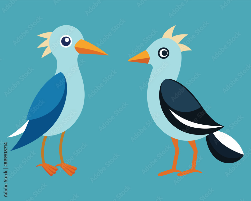 Adorable Bird vector illustration Adorable Bird vector illustration