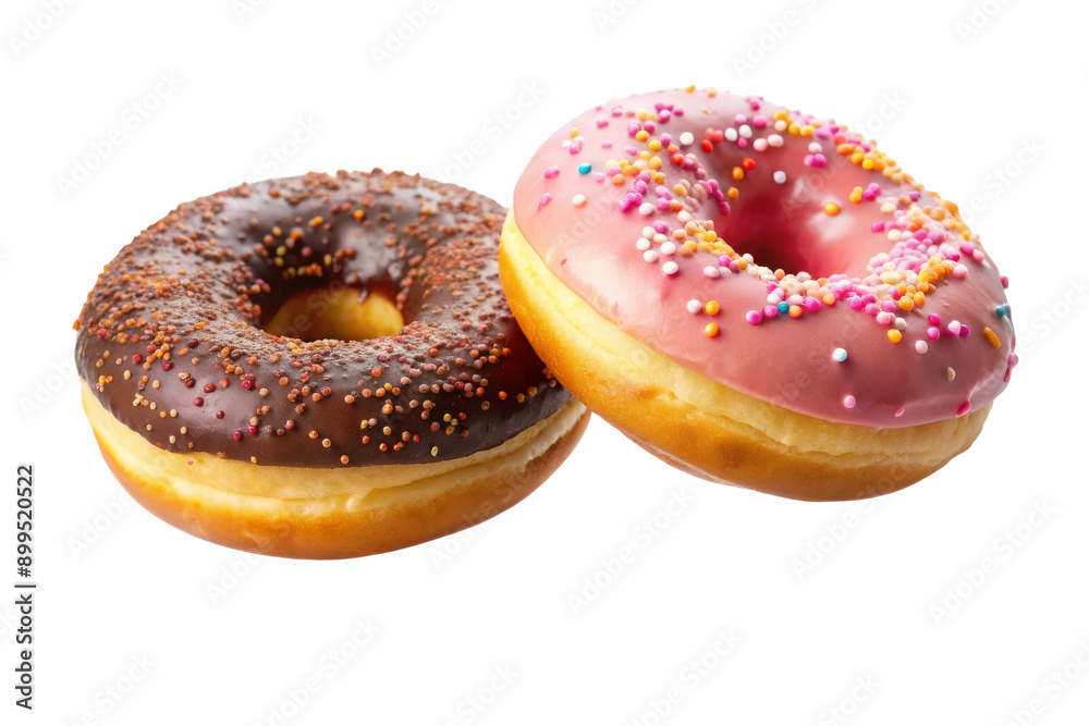 donuts isolated on white background donuts isolated on white background