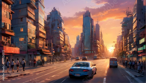 Fototapeta Naklejka Na Ścianę i Meble -  street, city, architecture, italy, building, town