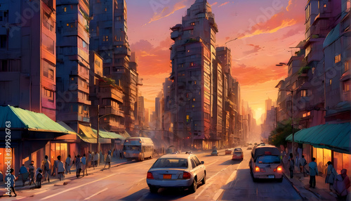 Fototapeta Naklejka Na Ścianę i Meble -  street, city, architecture, italy, building, town