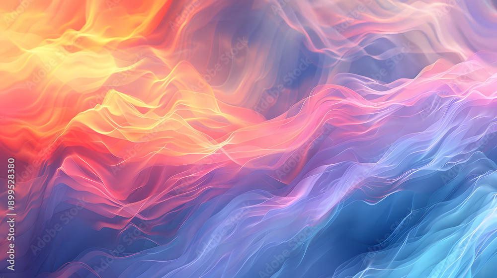 Obraz premium abstract background with colorful waves