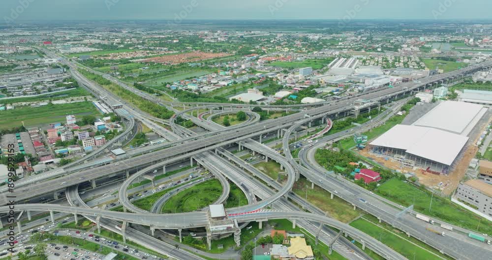 Burapha Withi Expressway, Industrial Ring Road, Bangna Intersection ...