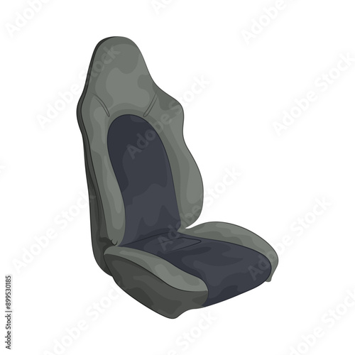 Illustration of car seat 