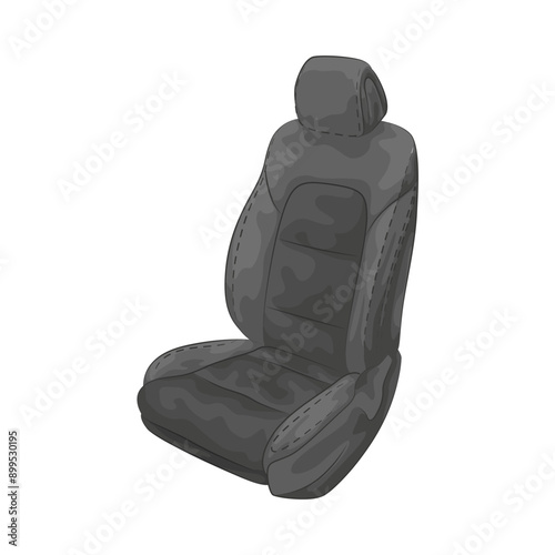 Illustration of car seat 