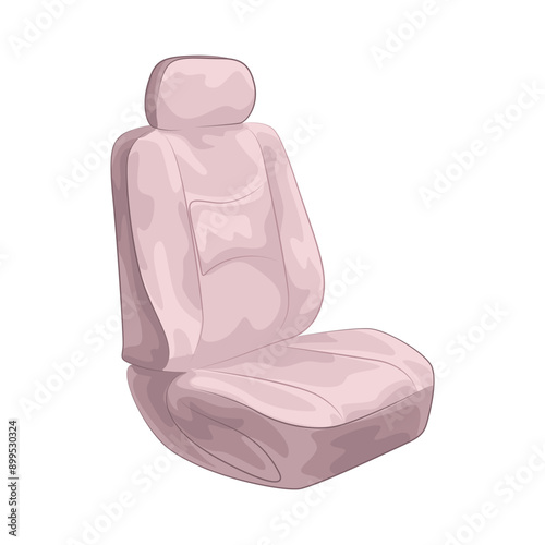 Illustration of car seat 