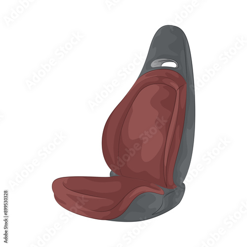 Illustration of car seat 